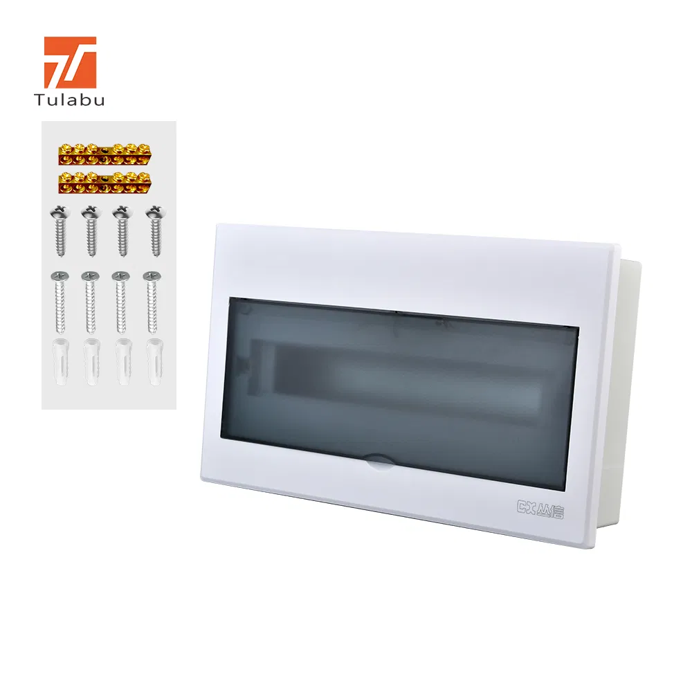 Equipamento de Distribuição de Energia Tulabu 6ways Amostras Caixa de Junção de Distribuição de Plástico ABS Branco Equipamento de Enclosure