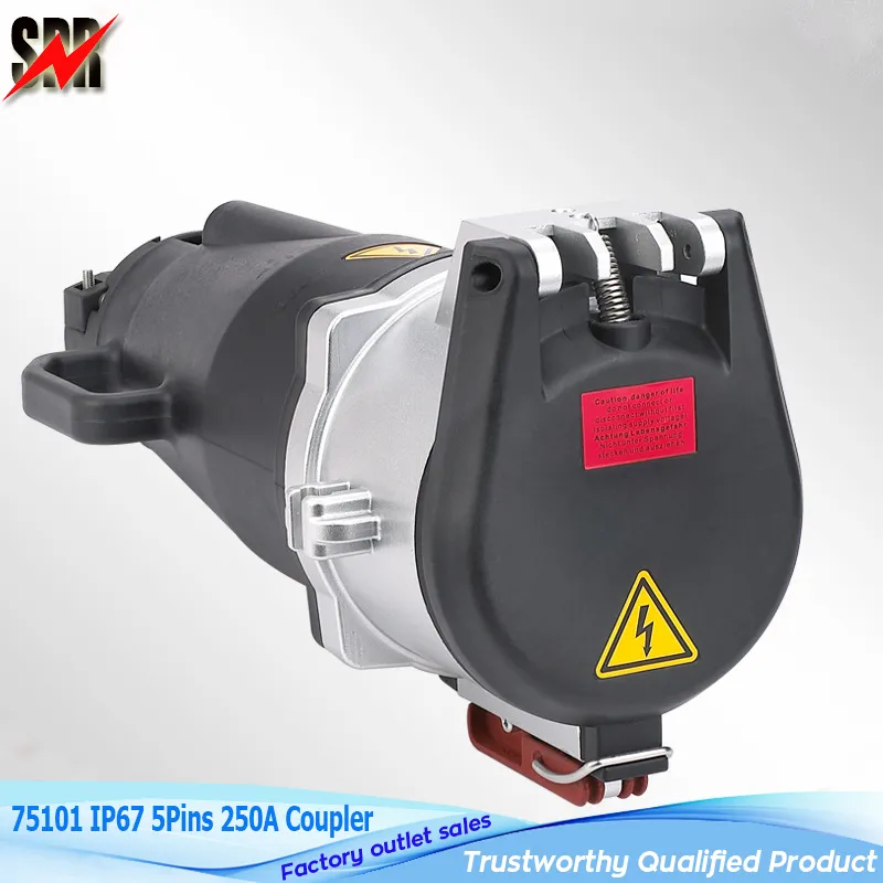 IP67 5pins 250A Plugue Industrial, Tomada e Conector