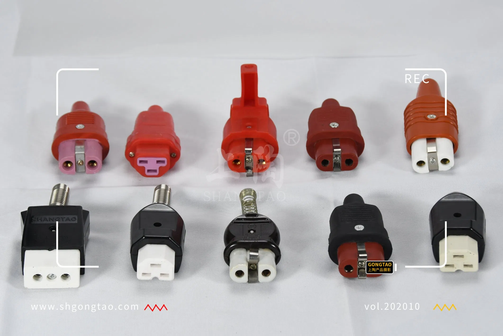 230V Plugue Industrial Cerâmico de Alumínio para Alta Temperatura Plugue e Soquete de Alta Potência