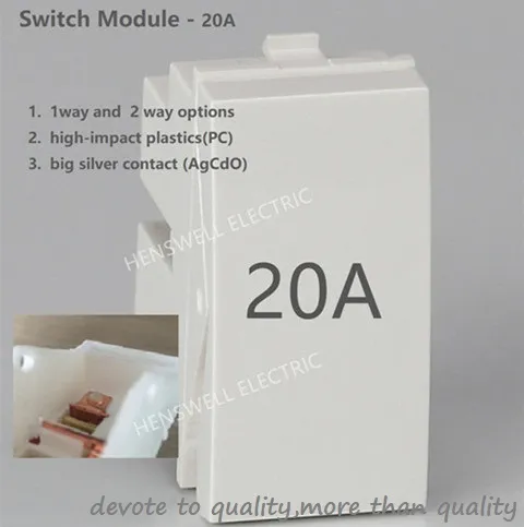 IP55 Tomada de parede à prova d'água com interruptor Schuko europeu 16A