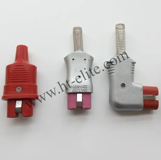 Conector e tomada de alta temperatura em cerâmica industrial, silicone e alumínio
