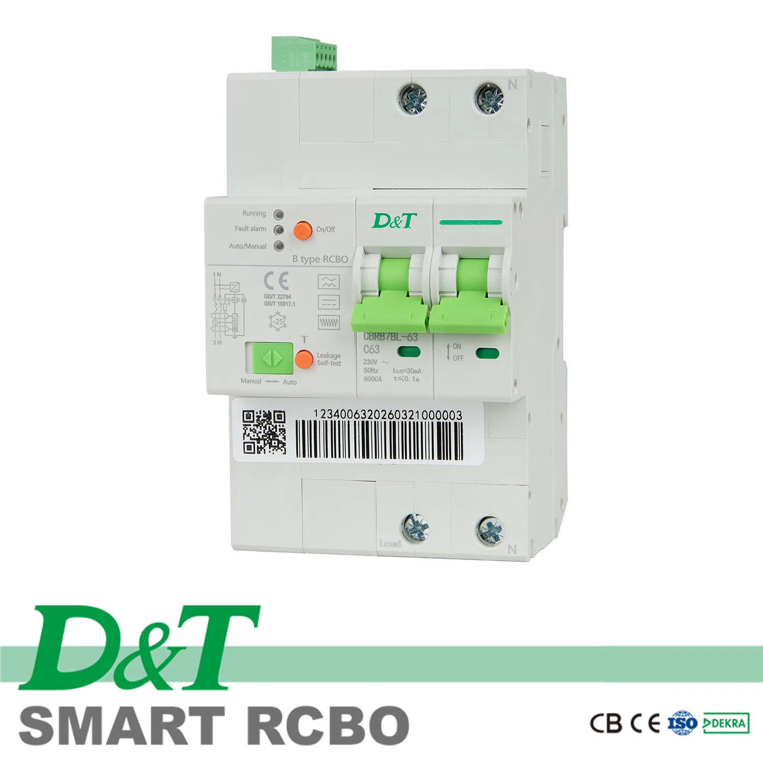 Cbrb7bl Disjuntor Diferencial Residual 2p Disjuntor Diferencial Residual com Proteção contra Sobrecorrente MCB