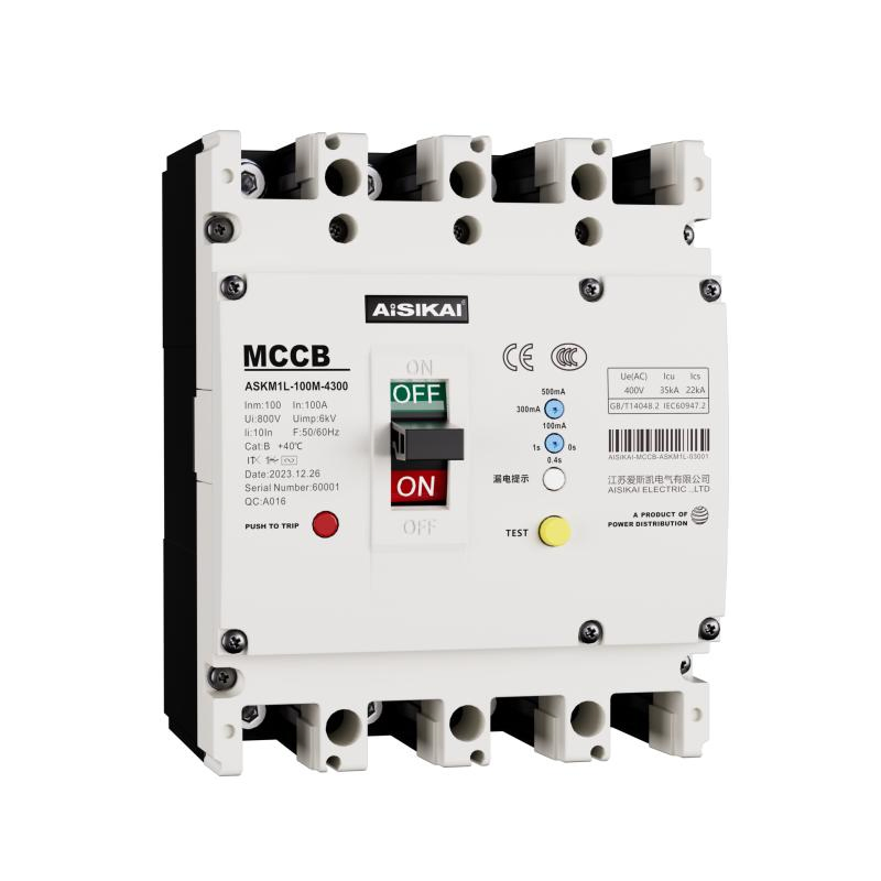 Melhores Vendas 100A 3p ELCB RCCB Disjuntor Diferencial Residual