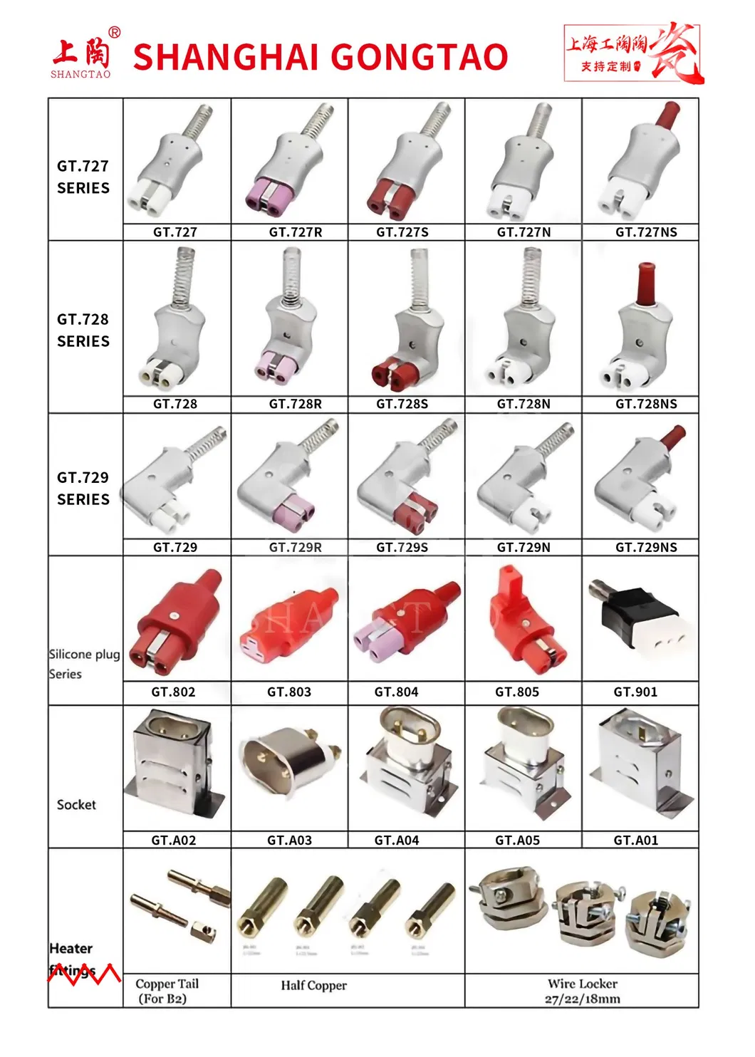 230V Plugue Industrial Cerâmico de Alumínio para Alta Temperatura Plugue e Soquete de Alta Potência