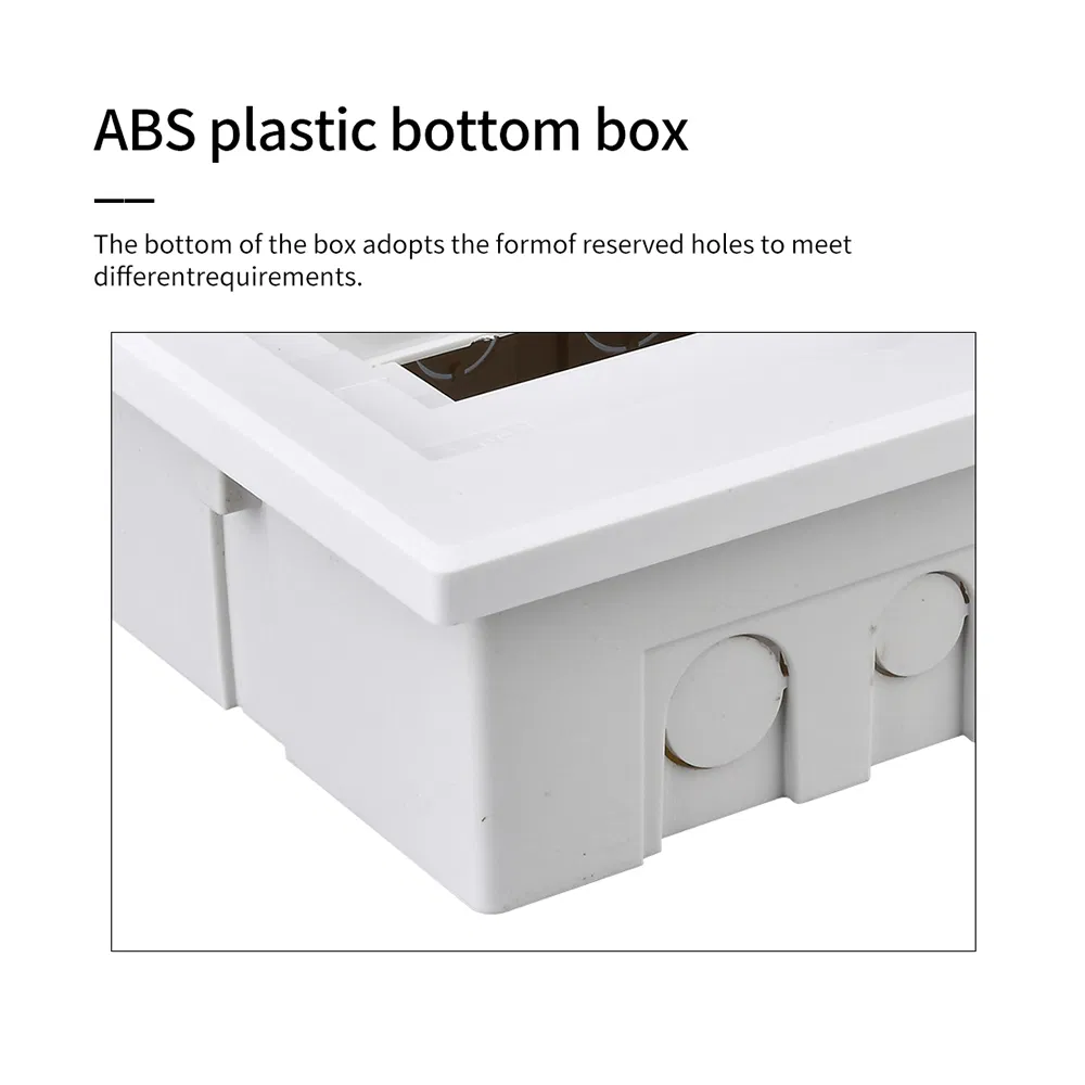 Equipamento de Distribuição de Energia Tulabu 6ways Amostras Caixa de Junção de Distribuição de Plástico ABS Branco Equipamento de Enclosure