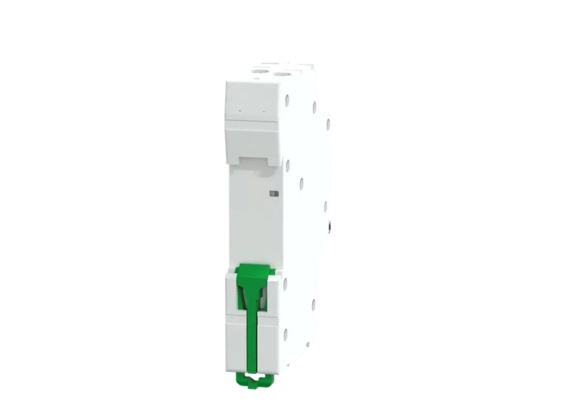 Parte elétrica de grau industrial com disjuntor diferencial residual RCBO da Schneider