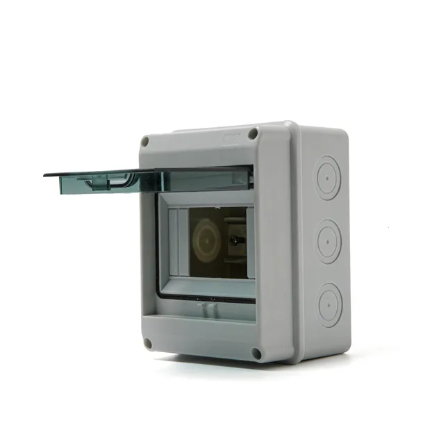 Resistente a UV Fácil de Instalar Aterramento Telecomunicações Garantir Segurança do Pessoal IP65 Caixa de Distribuição de Disjuntores de Plástico ABS