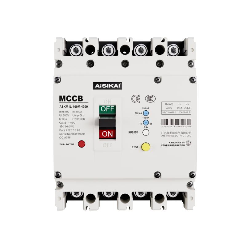 Melhores Vendas 100A 3p ELCB RCCB Disjuntor Diferencial Residual