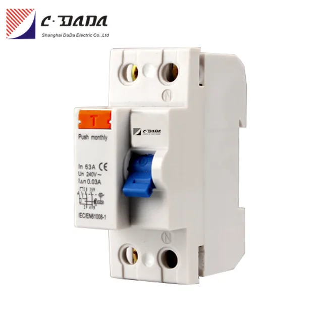 Dal7-63 6ka DR 2p Disjuntor Residual