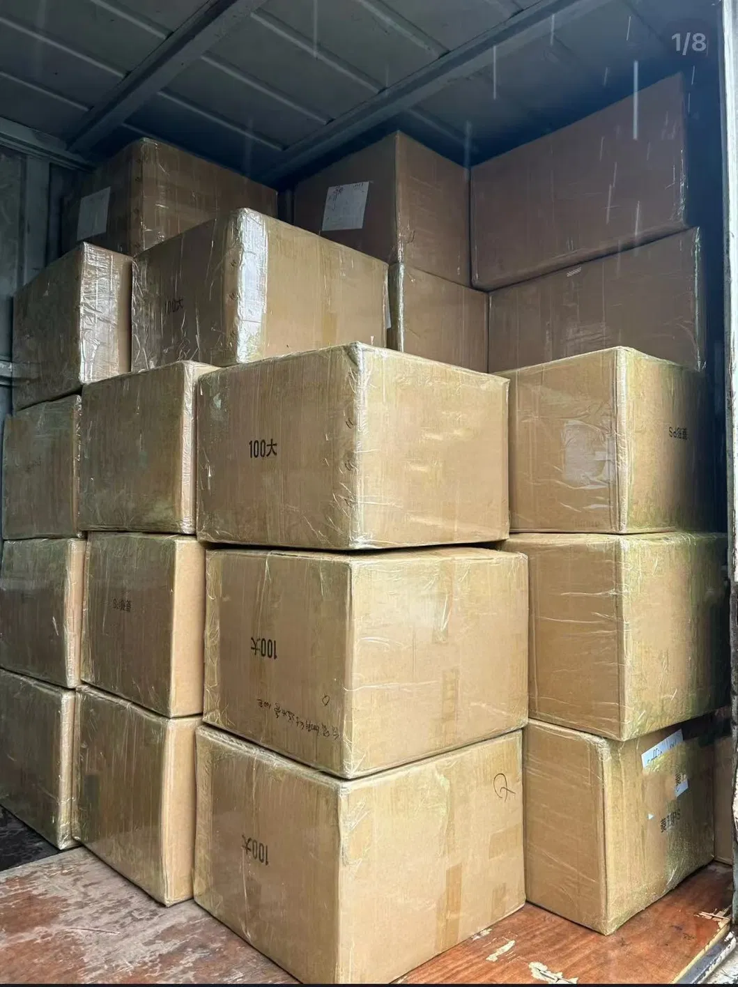 Preparação de paletes de exportação