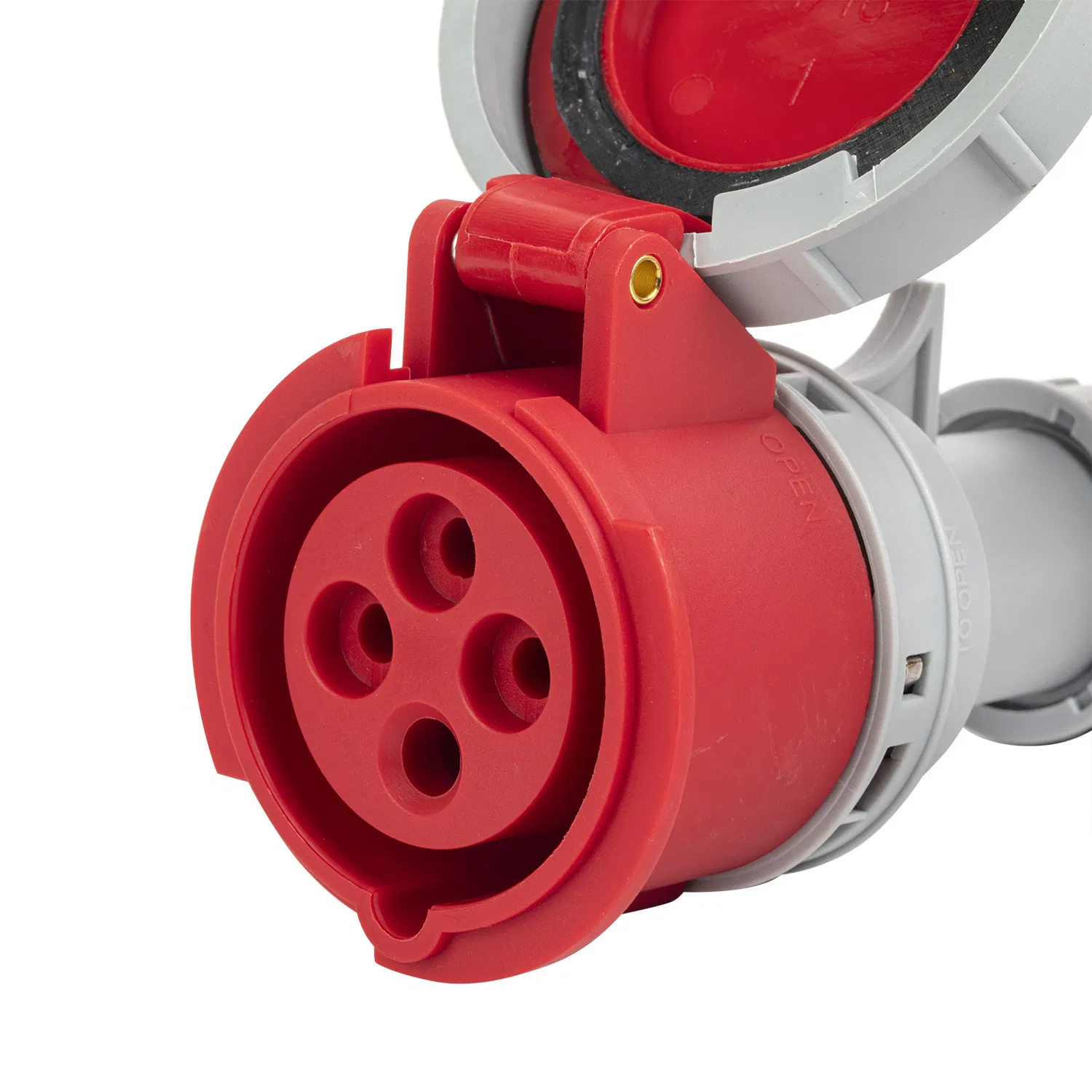 Conector Industrial 16A 32A 63A 125A IP 67 Novo Tipo de Plugue e Tomada Industrial Masculino e Feminino