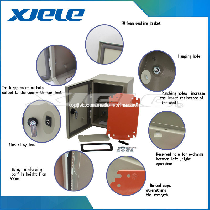 Caixa de Painel Elétrico de Aço, Enclosure Metálico, Caixa de Distribuição