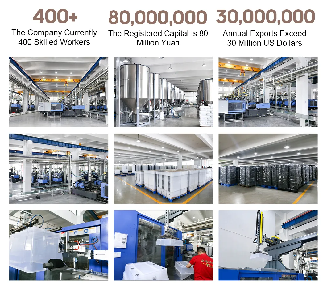 Caixa Industrial Lavável e Higiênica para Distribuição de Produtos Farmacêuticos Caixa de Armazenamento de Plástico Resistente