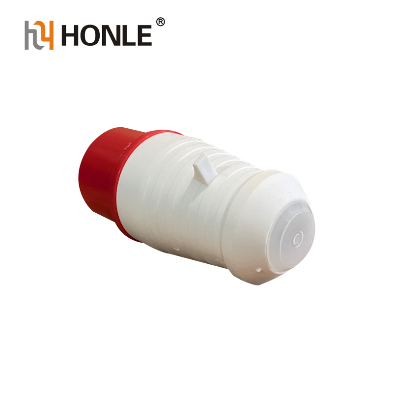 Conector Honle com aterramento para aplicação industrial com tomada de plugue industrial