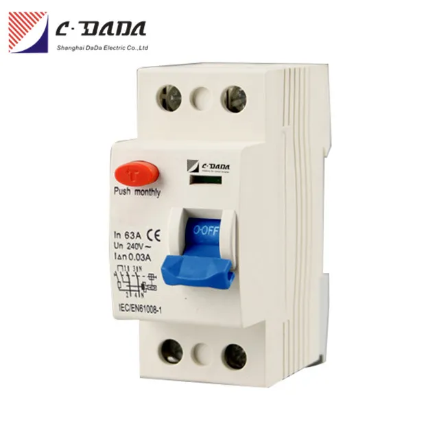 Dal7-63 6ka DR 2p Disjuntor Residual
