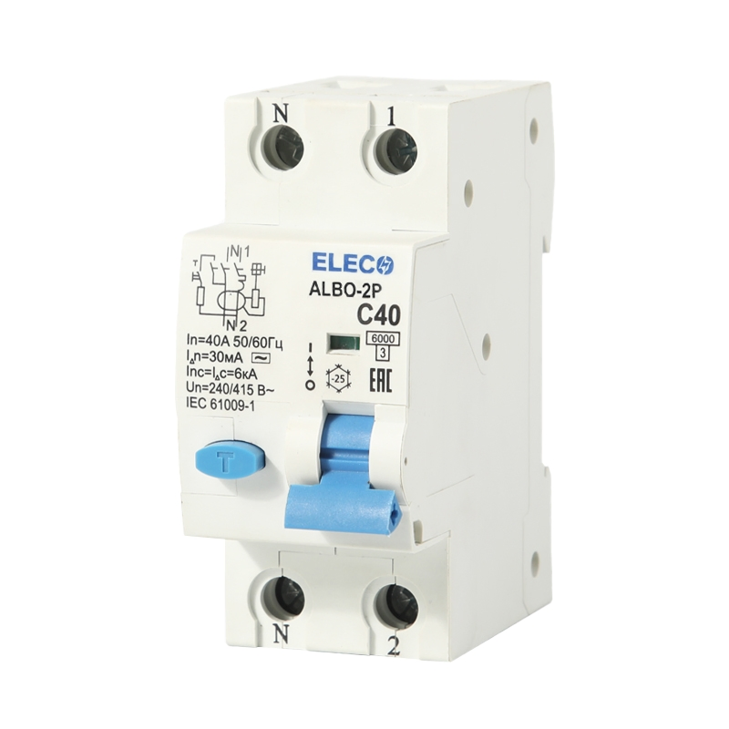 Disjuntor Diferencial Residual Albo RCBO 10mA 30mA 100mA 300mA