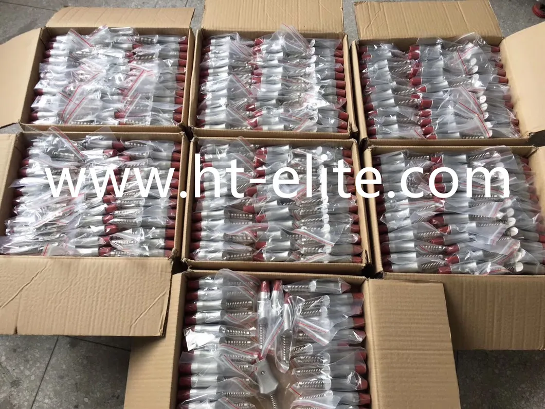 Conector e tomada de alta temperatura em cerâmica industrial, silicone e alumínio