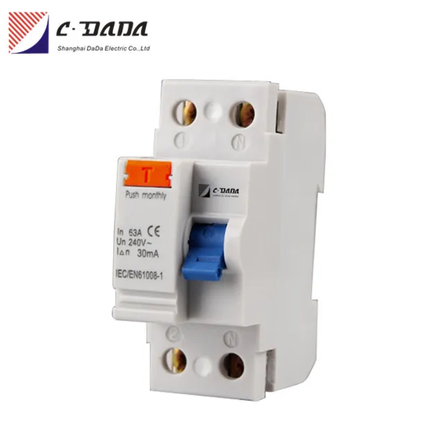 Dal7-63 6ka DR 2p Disjuntor Residual