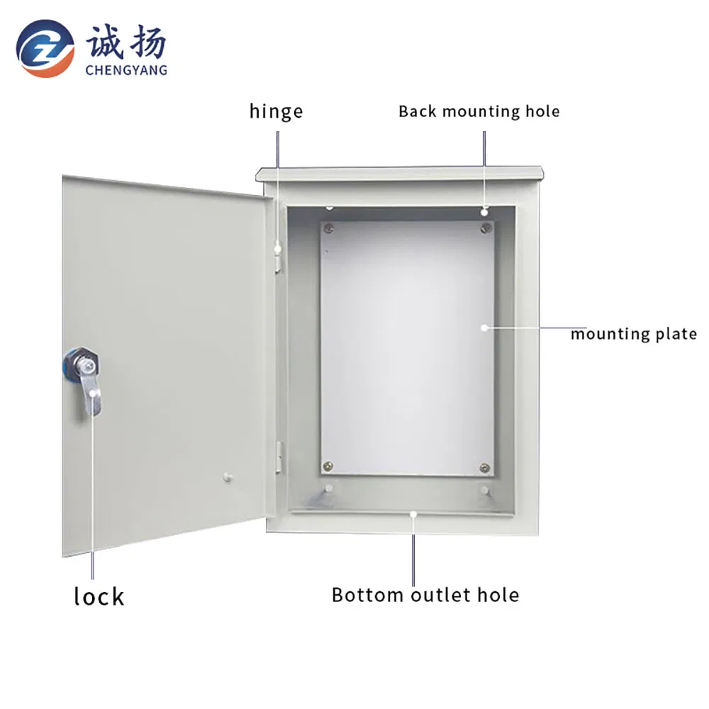 700*800*180mm Caixa de Distribuição de Corrente Fraca para Exterior, Montada na Parede, à Prova de Chuva, Enclosure Metálico