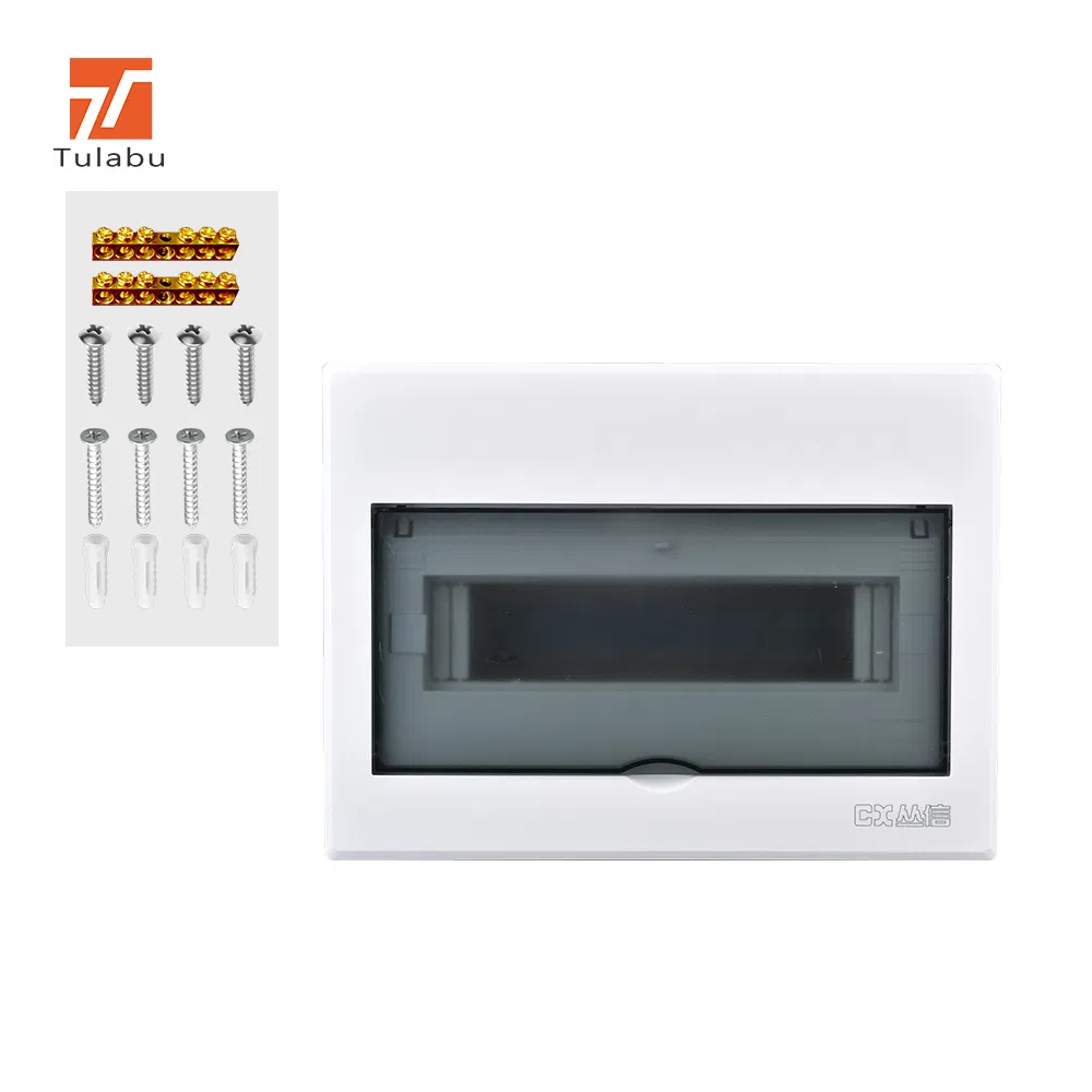 Equipamento de Distribuição de Energia Tulabu 6ways Amostras Caixa de Junção de Distribuição de Plástico ABS Branco Equipamento de Enclosure