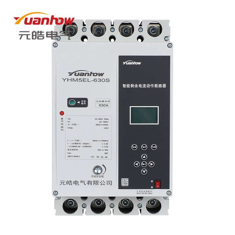 Disjuntor de Corrente Residual Inteligente Acb Auto Reclose 630A 400V 30mA