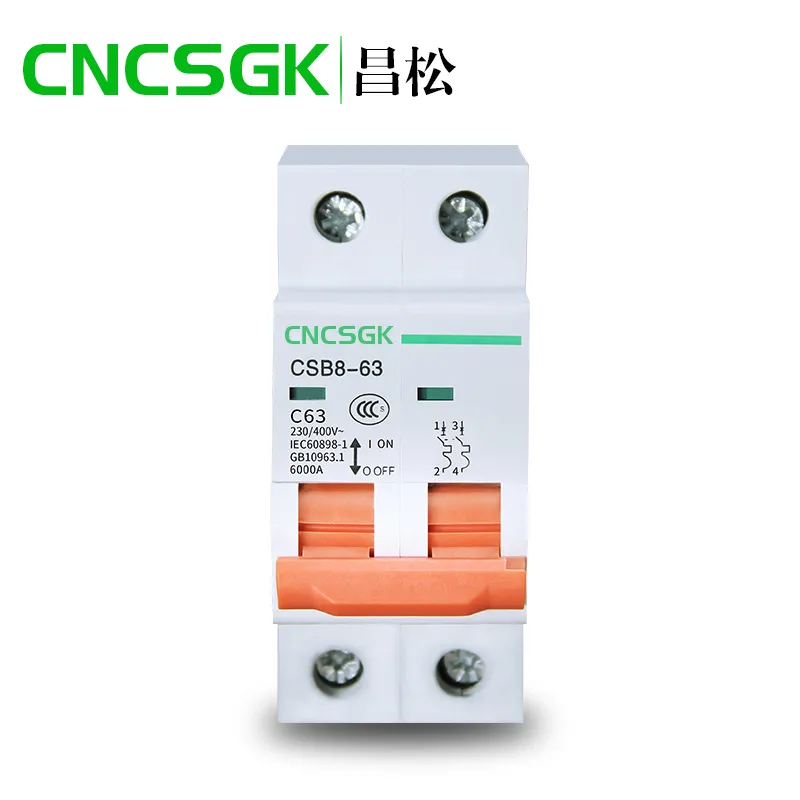 Econômico 1-4 Pólo 1-100 AMP Mini Disjuntor Miniatura MCB Dz47