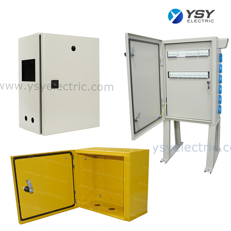 Caixa de Medição Elétrica em Metal Revestido à Prova d'Água/ Aço Inoxidável Alumínio para Distribuição de Energia Controle Elétrico Caixa de Carregamento de Veículos Elétricos Enclosure de Parede