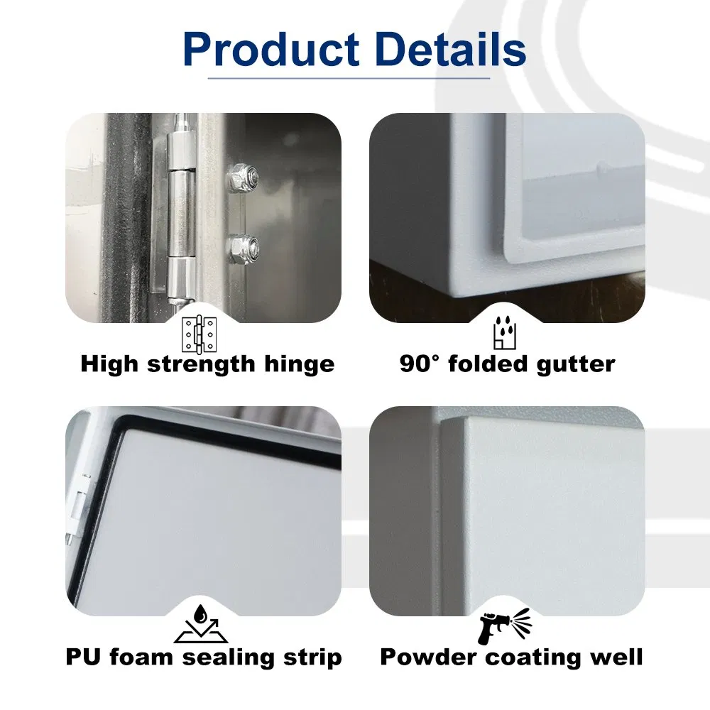 Venda de Fábrica Armário Industrial Caixa Elétrica com Equipamento de Comutação Enclosure de Metal Caixa de Distribuição em Aço Laminado a Frio