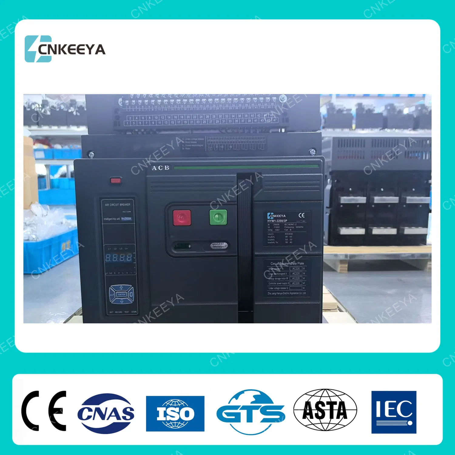 1p-4p Disjuntor Inteligente Cnkeeya Seaway, Airway, Landway