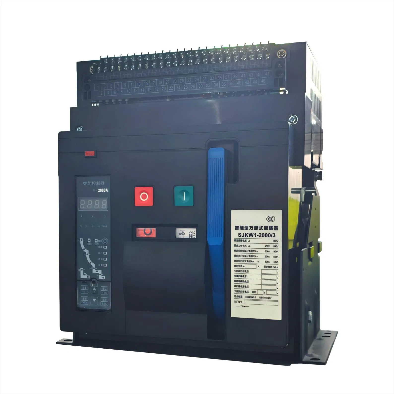 0220 Disjuntor Universal Sjkw1 200A-6300A 660V AC380V Proteção Inteligente