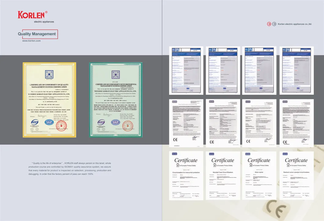 Certificados de Conformidade do Disjuntor