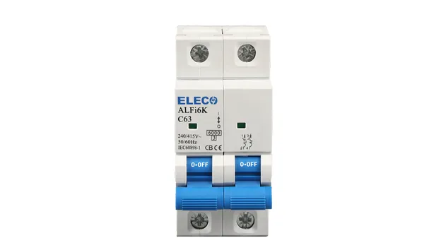 Alfi6K Disjuntor Miniatura 6ka 1pole 2pole 3pole 4pole 35mm Trilho DIN