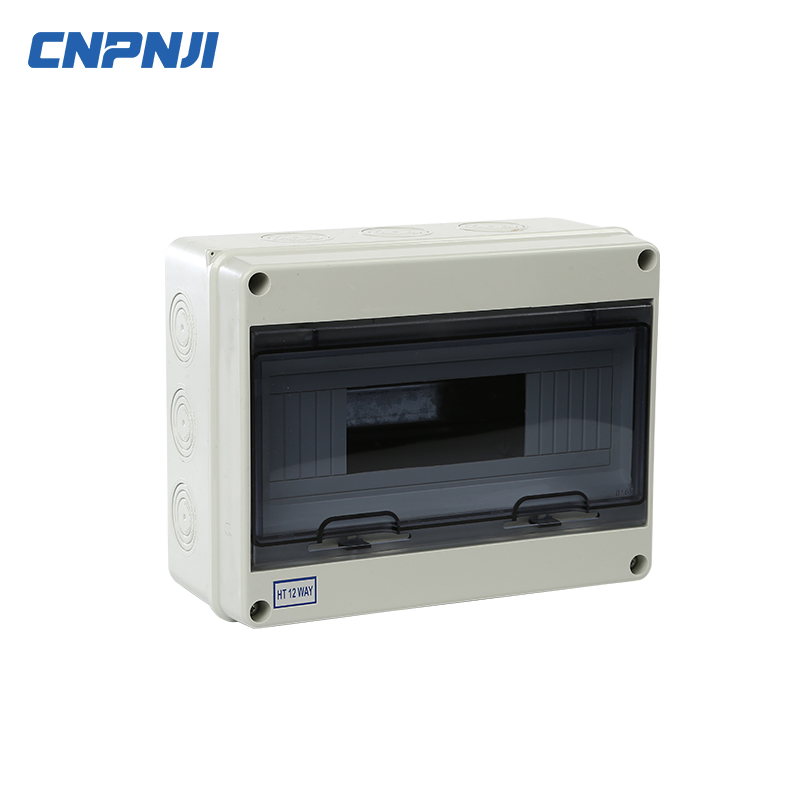 Caixa de Distribuição de Plástico PC à Prova d'Água para Montagem de Painel de Interruptor MCB 5/8/12/15/18/24way IP65