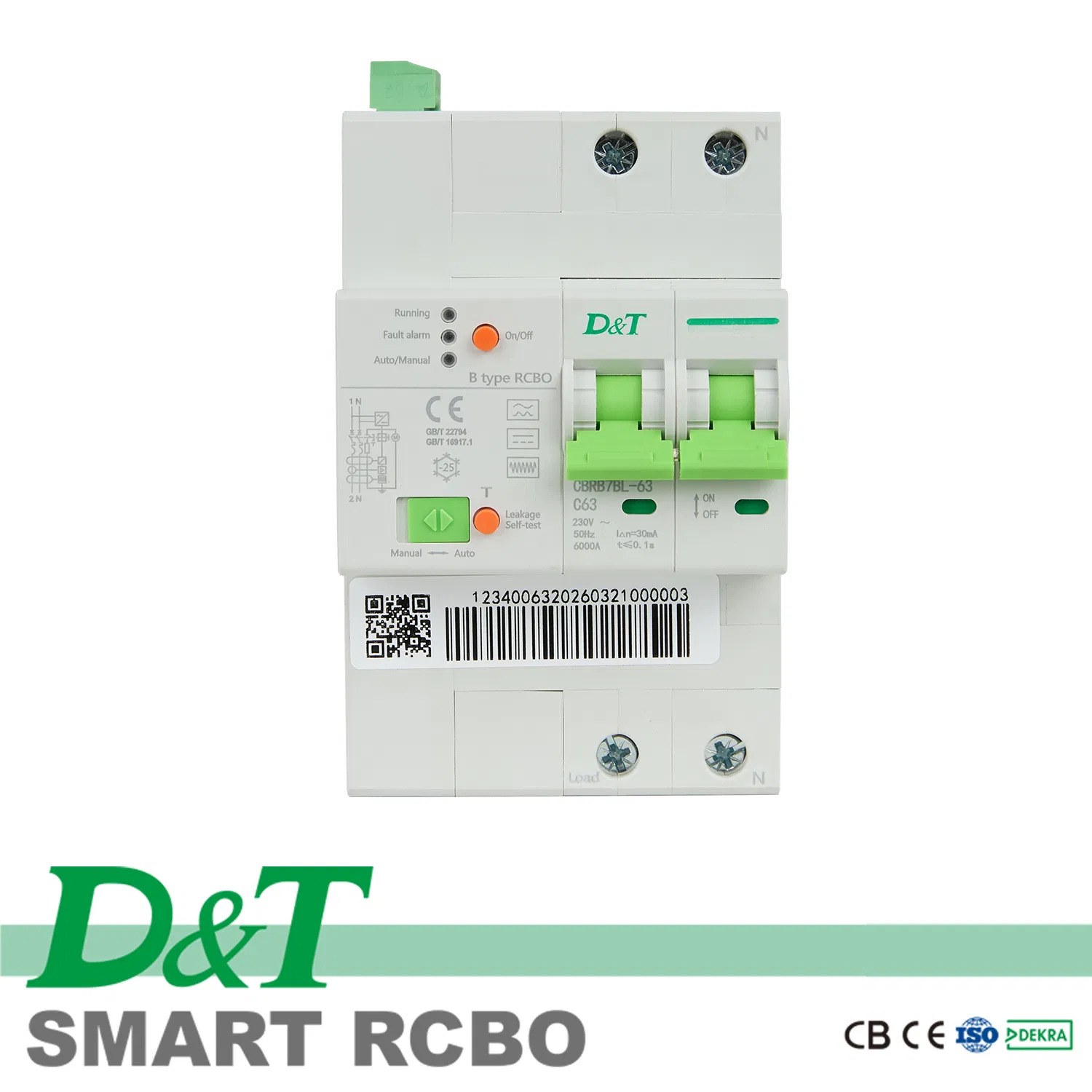 Cbrb7bl Disjuntor Diferencial Residual 2p Disjuntor Diferencial Residual com Proteção contra Sobrecorrente MCB