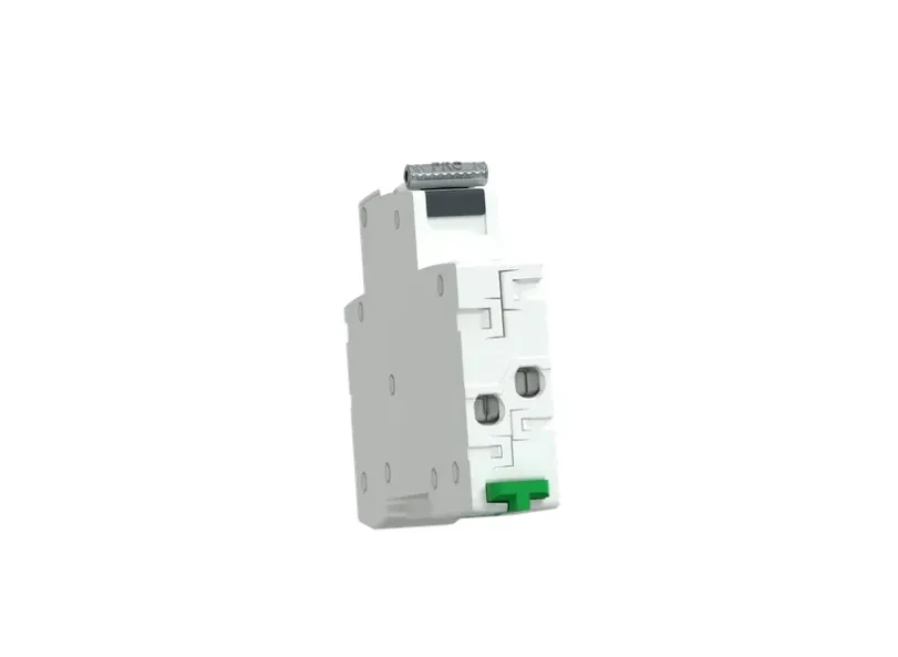 Parte elétrica de grau industrial com disjuntor diferencial residual RCBO da Schneider
