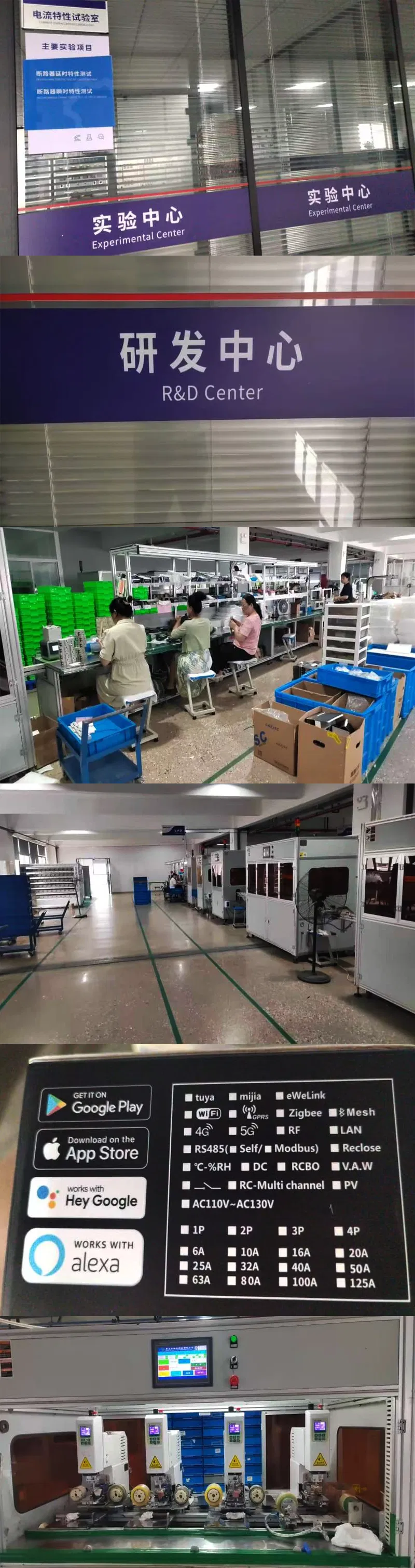Zjsbl7-100z Interruptor de Circuito Inteligente de Proteção contra Vazamento de Terra WiFi Zigbee