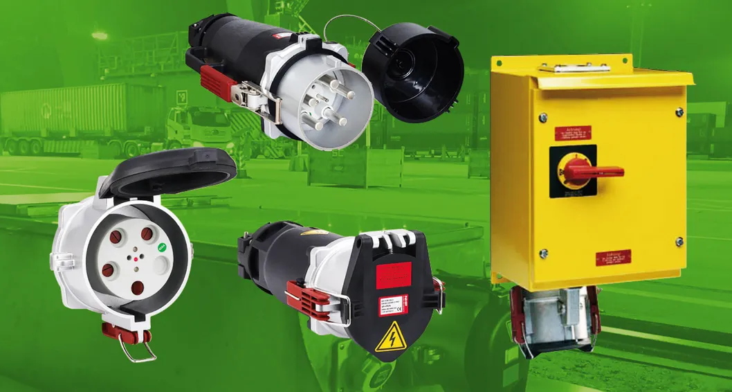 IP67 5pins 250A Plugue Industrial, Tomada e Conector