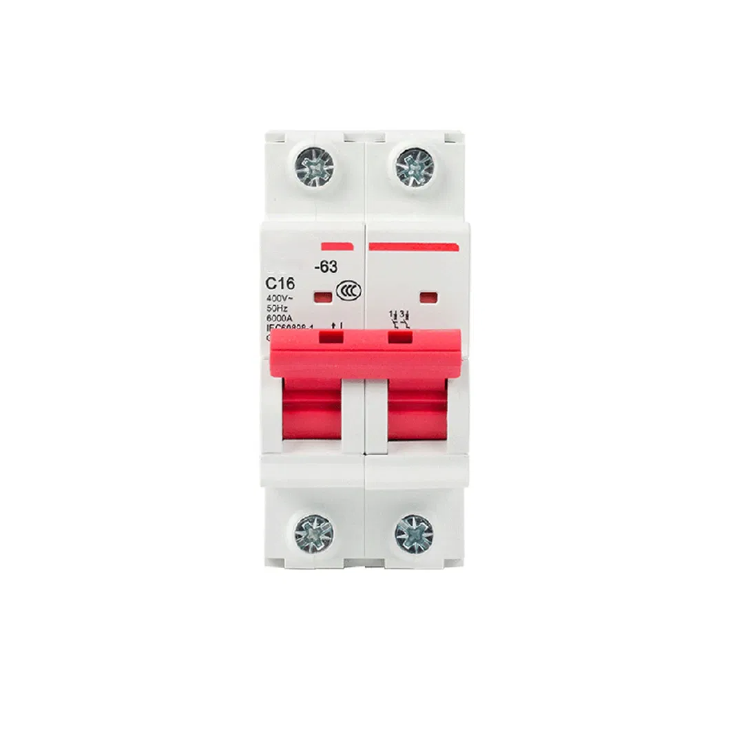 Aimiqu Mcbn-63 (DZ47 Equivalente) 1p 2p 3p 4p Curva C 6ka Disjuntor Miniatura MCB MCCB Equivalente à Schneider ABB Siemens Eaton FUJI Chint