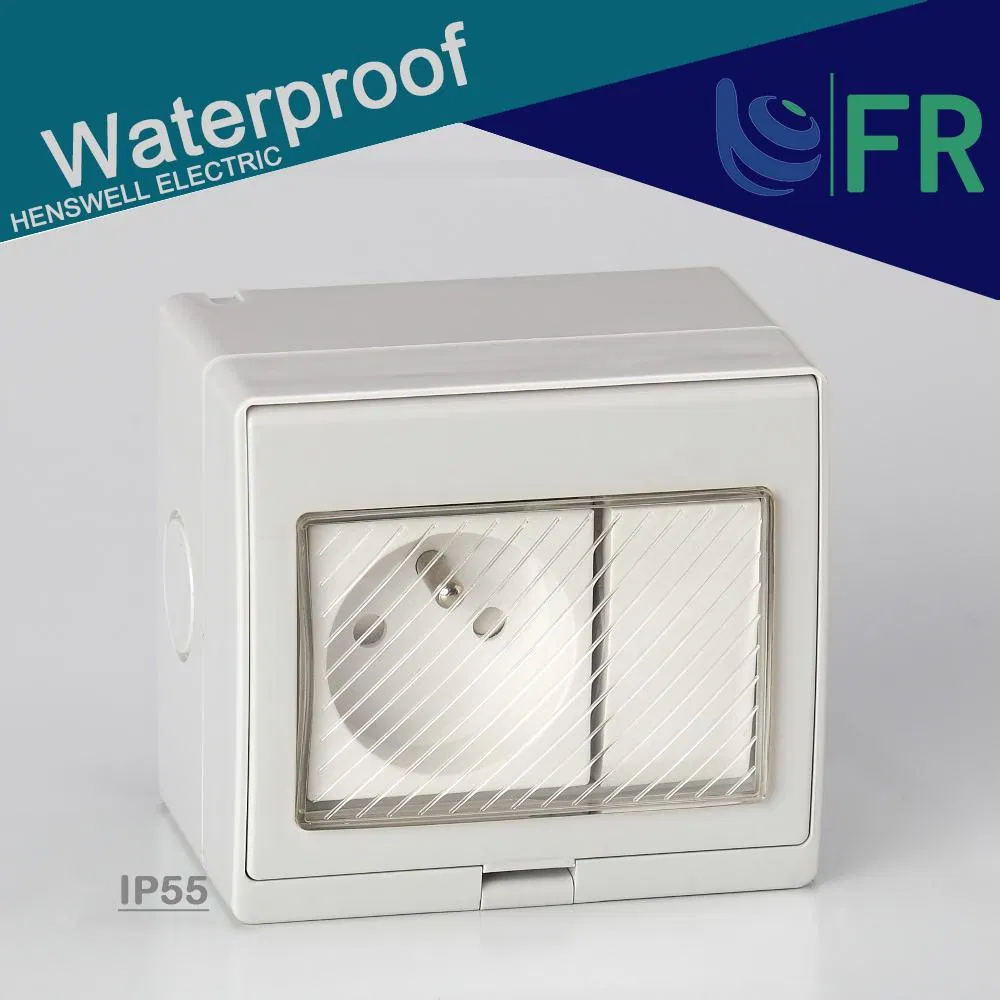 IP55 Tomada de Energia à Prova de Tempo com Interruptor 16A 1socket 2switch