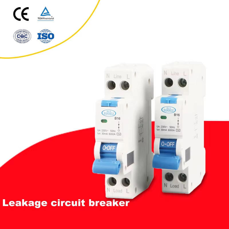 Montagem Fácil 4A Mini Disjuntor Diferencial de Corrente Alternada para Proteção contra Curto-Circuito e Proteção contra Corrente de Fuga RCBO Trilho DIN