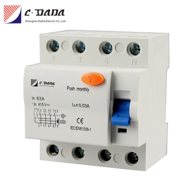 Dal7-63 6ka DR 2p Disjuntor Residual