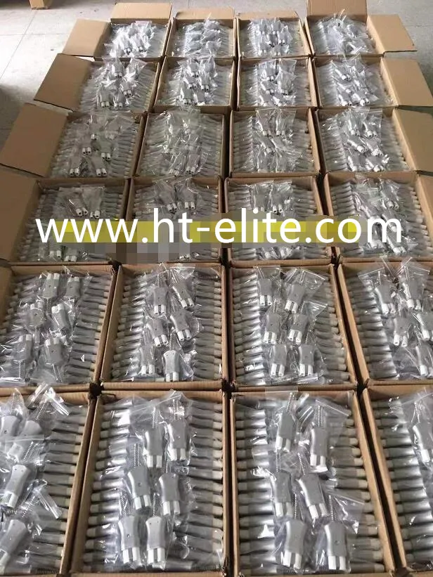 Conector e tomada de alta temperatura em cerâmica industrial, silicone e alumínio