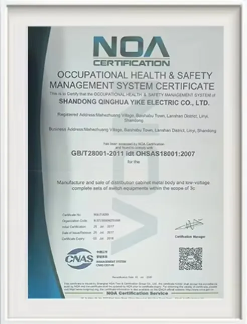 Certificado Caixa de Distribuição