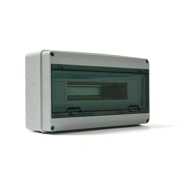 Caixa de Junção de Painel Solar à Prova d'Água e Resistente a UV 5-24 Caixa de Distribuição de Disjuntores de Plástico IP65