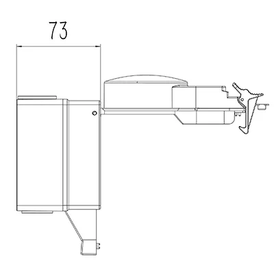 Tomada à prova d'água Interruptor de exterior Dimensão 3