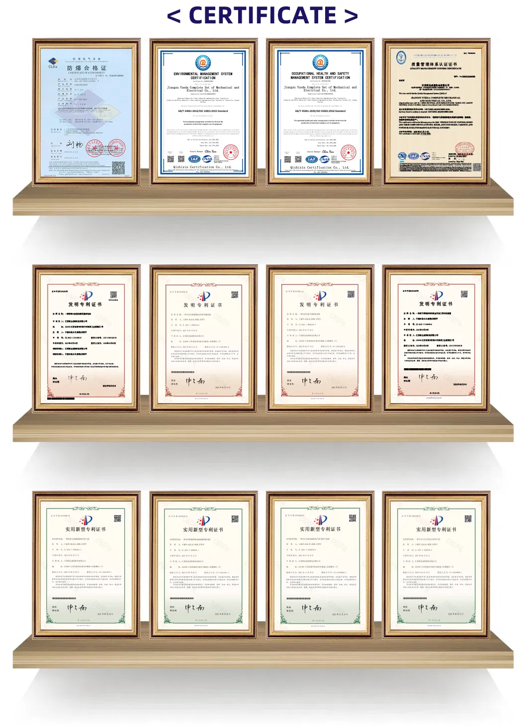 Certificação e Patentes
