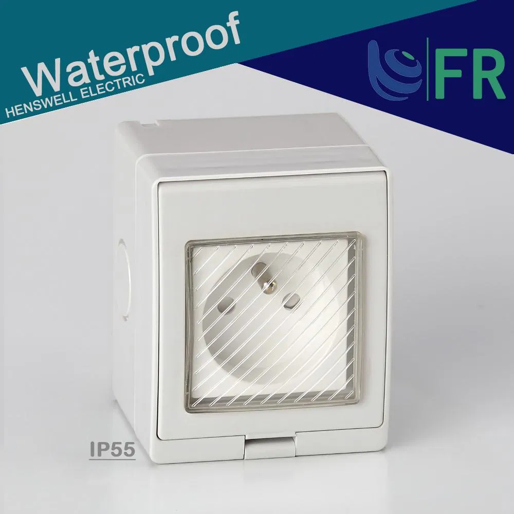IP55 Tomada de Energia à Prova de Tempo com Interruptor 16A 1socket 2switch