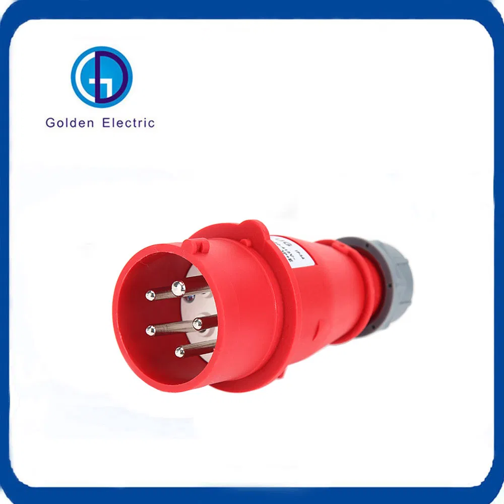 16A 32A 63A 125A Conector e tomada industrial à prova d'água para uso externo com preço de fábrica