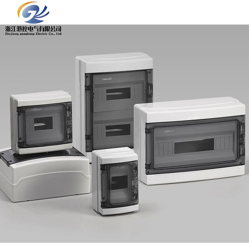 Caixa de Distribuição de Interruptor de Circuito MCB Elétrico de Plástico à Prova d'Água Preço de Fábrica 5/8/12/15/18/24 Formas de Poder de Plástico