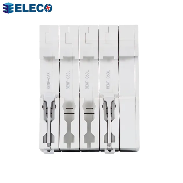 Compatível com Tuya Smart Life 4p 32A-80A Disjuntor RCCB Wi-Fi Disjuntor Inteligente de Circuito de Vazamento de Terra